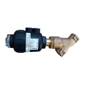 Válvula Pneumática Globo 1/2" Com Limitador -Tipo Angular